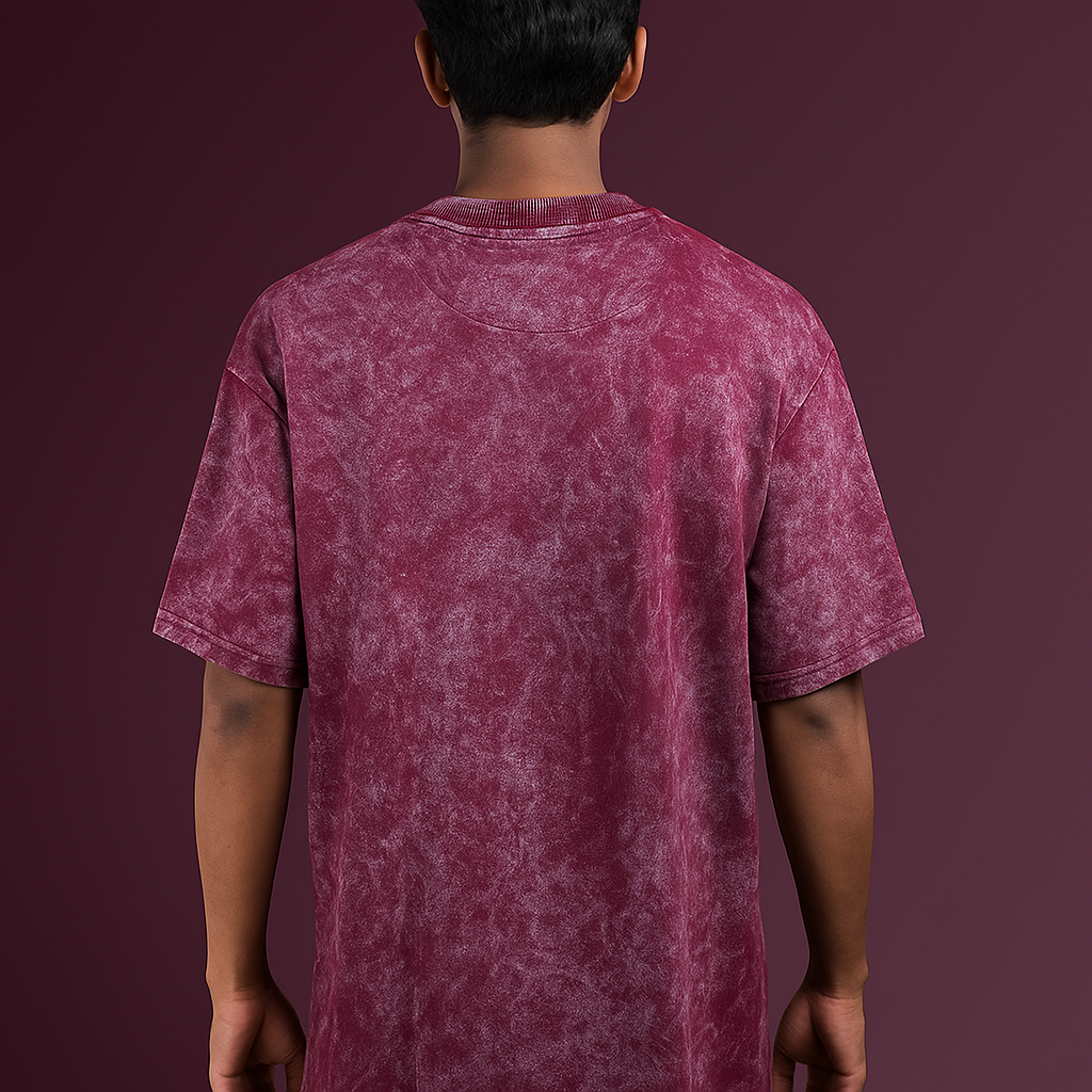 Oversized Acid Wash T Shirt