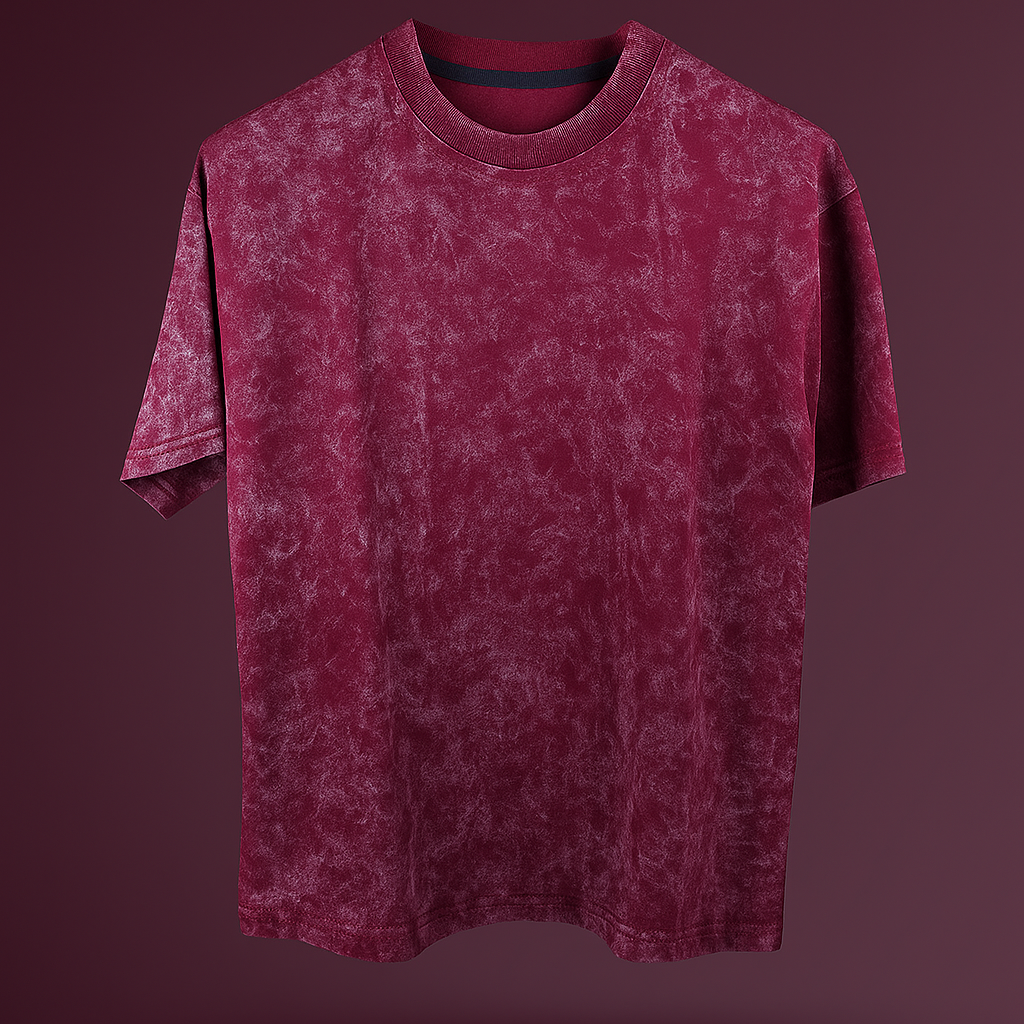 Oversized Acid Wash T Shirt