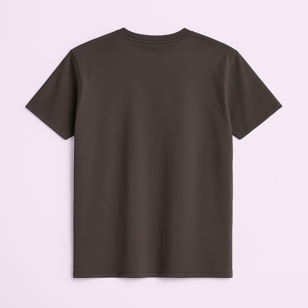 Plain Drop Shoulder T Shirt - Premium Cotton Lycra 220 GSM
