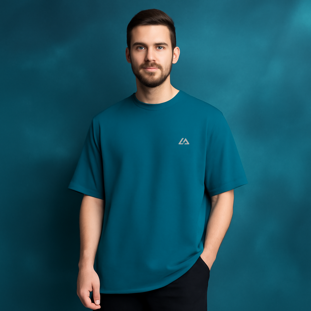 Blue Oversize T Shirt