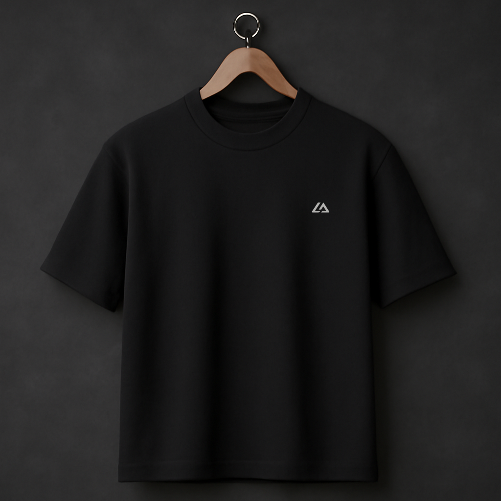 Oversized Black T Shirt