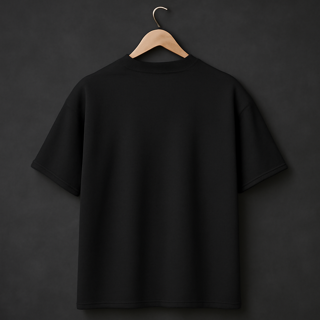 Oversized Black T Shirt