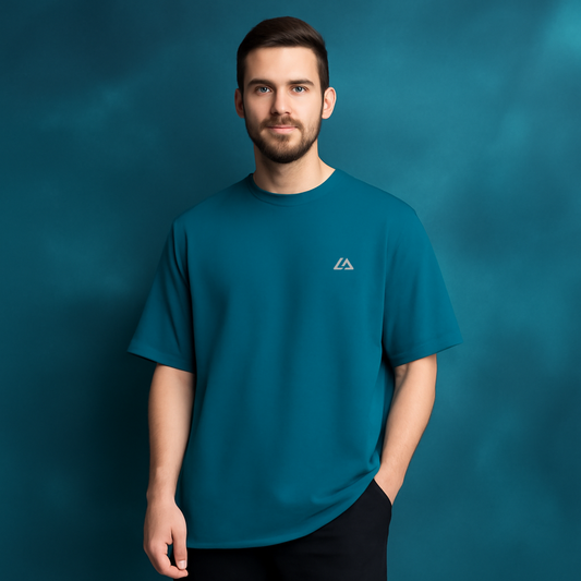 Blue Oversize T Shirt