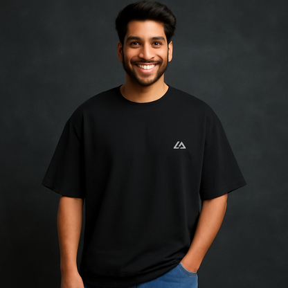 Oversized Black T Shirt