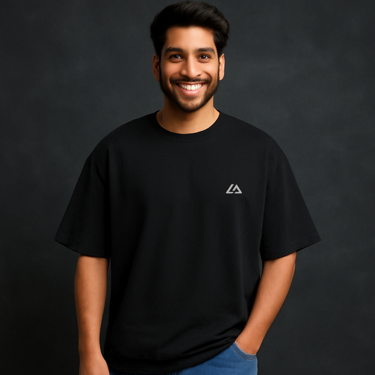 Oversized Black T Shirt